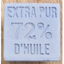 Diffuseur Magnet de Frigo aimanté : Forme Savon cube Marseille Bleu