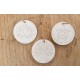 Diffuseur à pendre avec ficelle rond diam 55 mm ép 6 mmm motif TORTUE