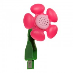 Diffuseur d'huiles essentielles FLEUR USB ROSE - DIRECTNATURE