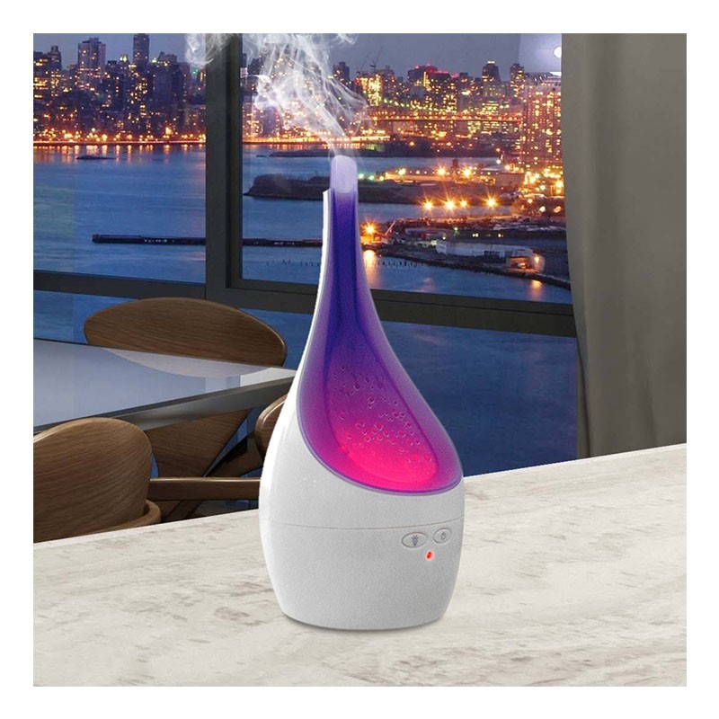 Diffuseur D'Huiles Essentielles Humidificateur D'AromathéRapie Diffuseurs  de Brume de Parfum éLectrique Purificateur D'ArôMe D'Air à Ultrasons (Prise  EuropéEnne)