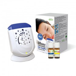 Diffuseur portable AROMA WIND "Nuit tranquille" + 2 huiles essentielles 10ml