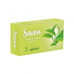 Savon à l'huile essentielle de Tea Tree certifié BIO 100G