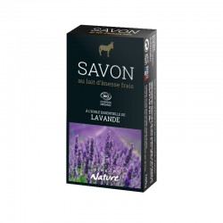 Savon au lait frais d'ânesse BIO - Lavande 100G