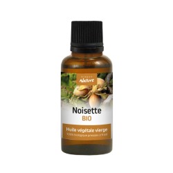 Huile végétale vierge - NOISETTE BIO - DIRECT NATURE