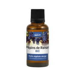 Huile végétale vierge - PÉPINS DE RAISINS BIO - DIRECT NATURE