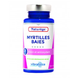 Myrtilles baies 60 Gélules