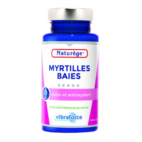 Myrtilles baies - Complément alimentaire NATURÈGE