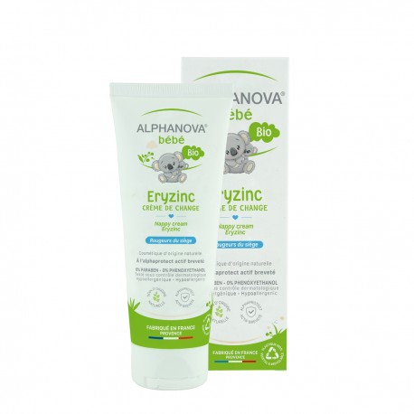 Eryzinc crème pour le change - ALPHANOVA BÉBÉ