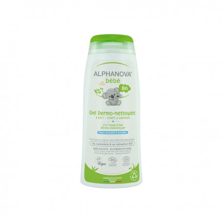 Dermo-nettoyant corps et cheveux - ALPHANOVA BÉBÉ - 200ml