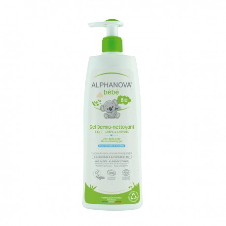 Dermo-nettoyant corps et cheveux - ALPHANOVA BÉBÉ - 500ml