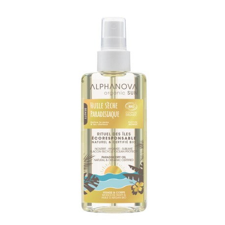 Huile sèche Paradisiaque BIO – ALPHANOVA SUN