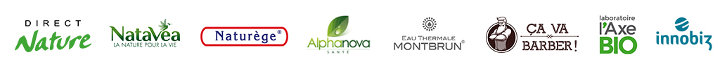 marques de produits bio et naturels disponibles sur NATURASHOP